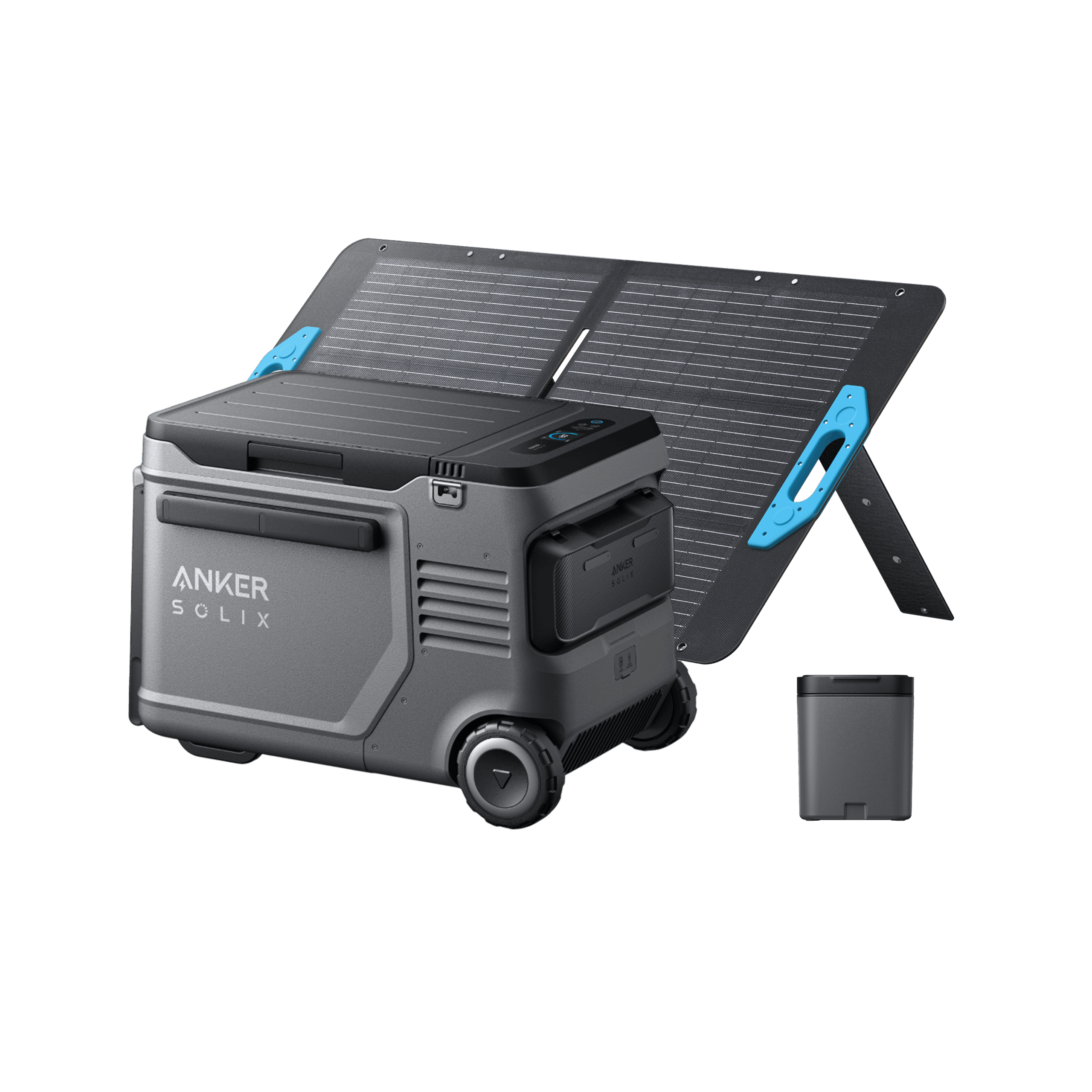 Anker SOLIX EverFrost 2 40l Akku-Kühlbox + Herausnehmbarer Akku + 100W Solarpanel