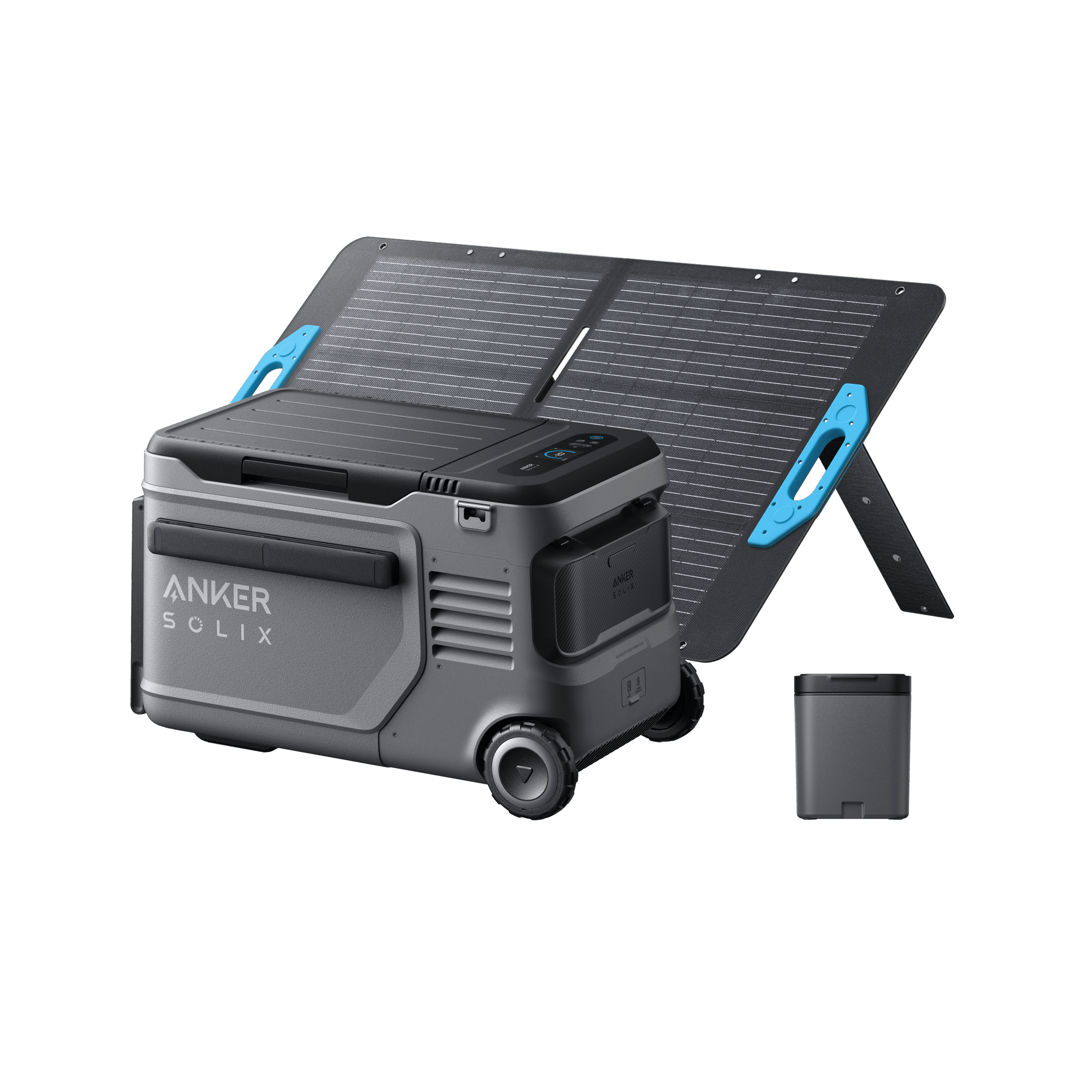 Anker SOLIX EverFrost 2 23l Akku-Kühlbox + Herausnehmbarer Akku + 100W Solarpanel