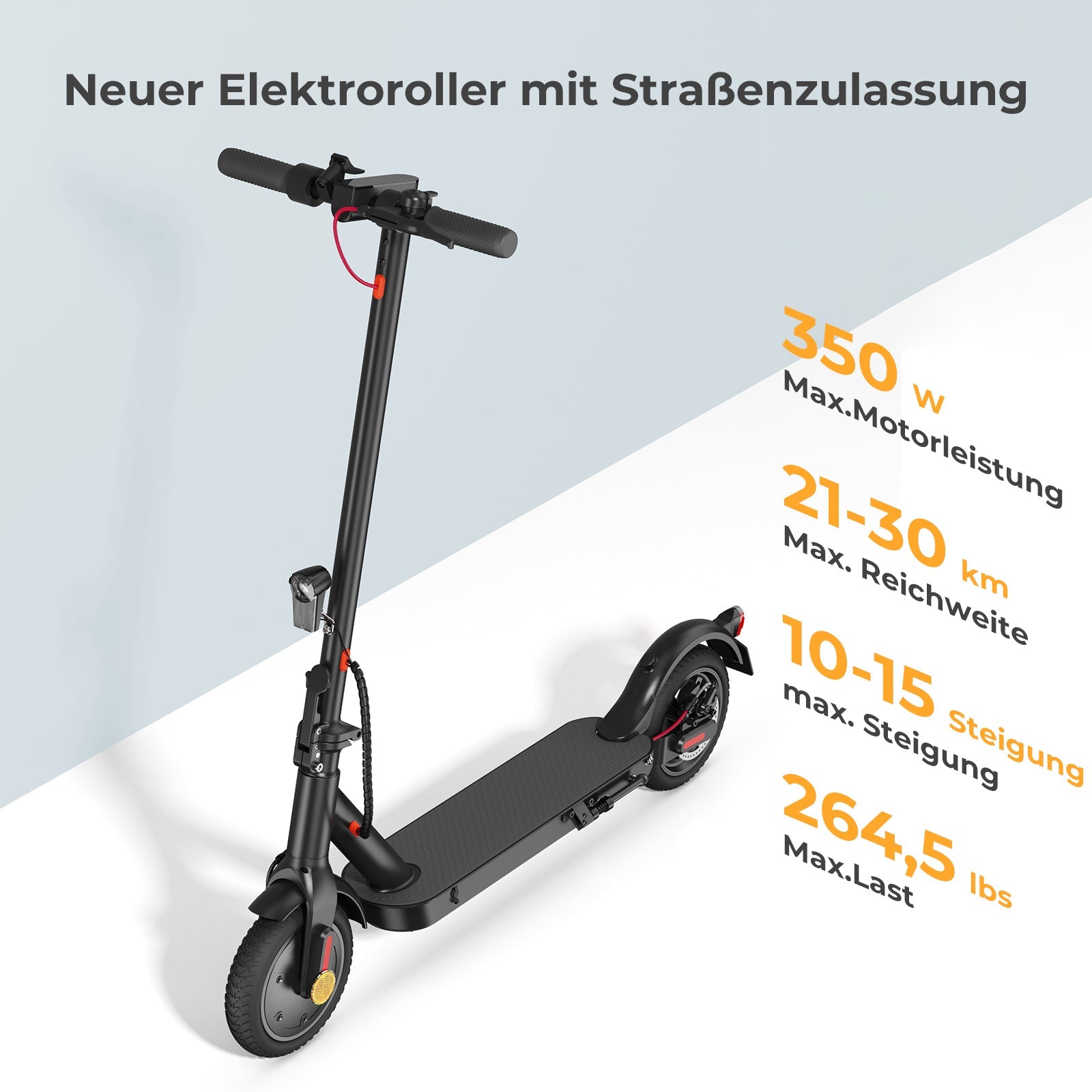 iScooter E9-Serie E-Scooter Mit Straßenzulassung (ABE