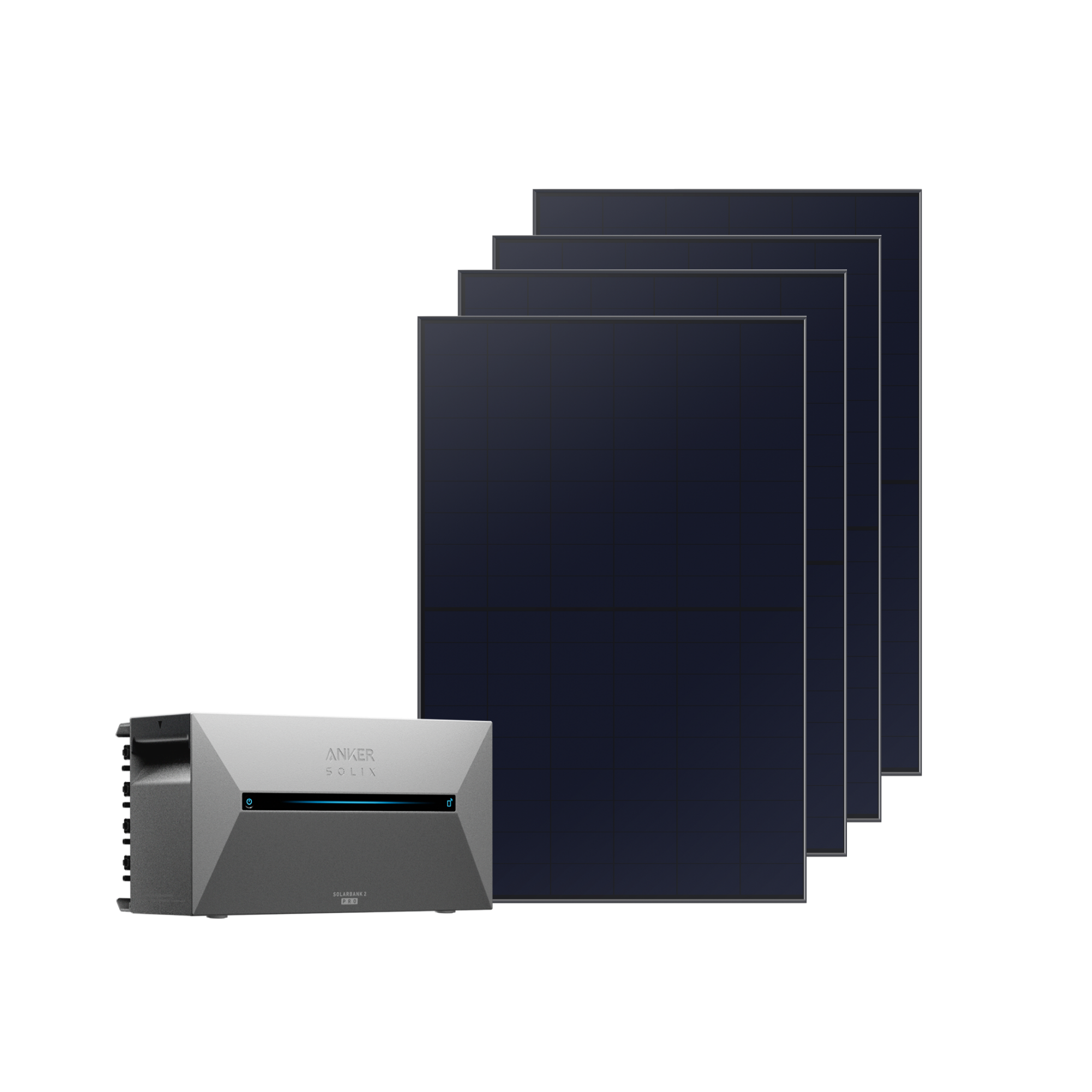 Anker SOLIX Solarbank 2 E1600 Pro + 1000Wp Solarmodul Solarbank 2 E1600 Pro +1000Wp Solarmodul / Deutschland (0% MwSt.)