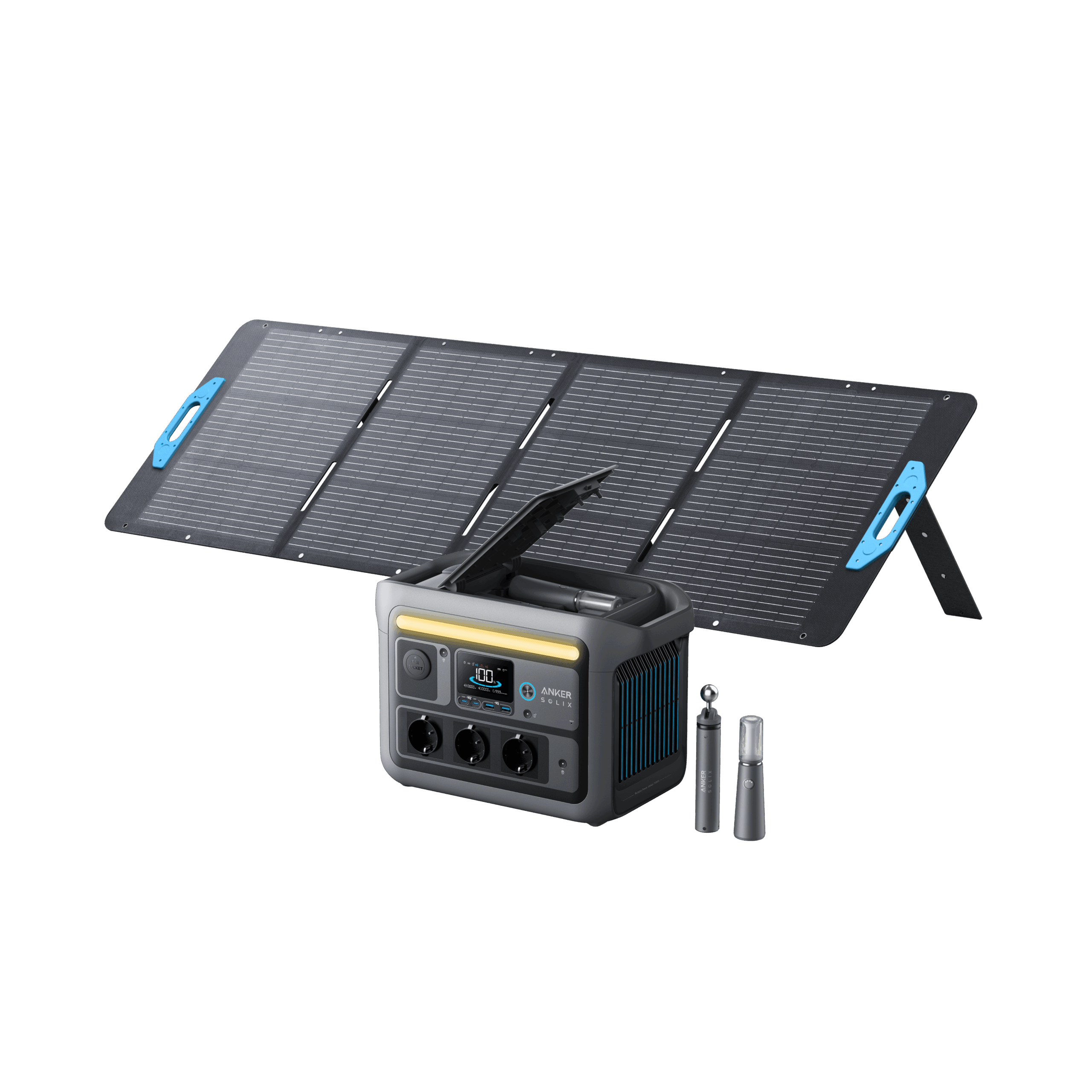 Anker SOLIX C800 Plus Solargenerator + 200W Solarpanel