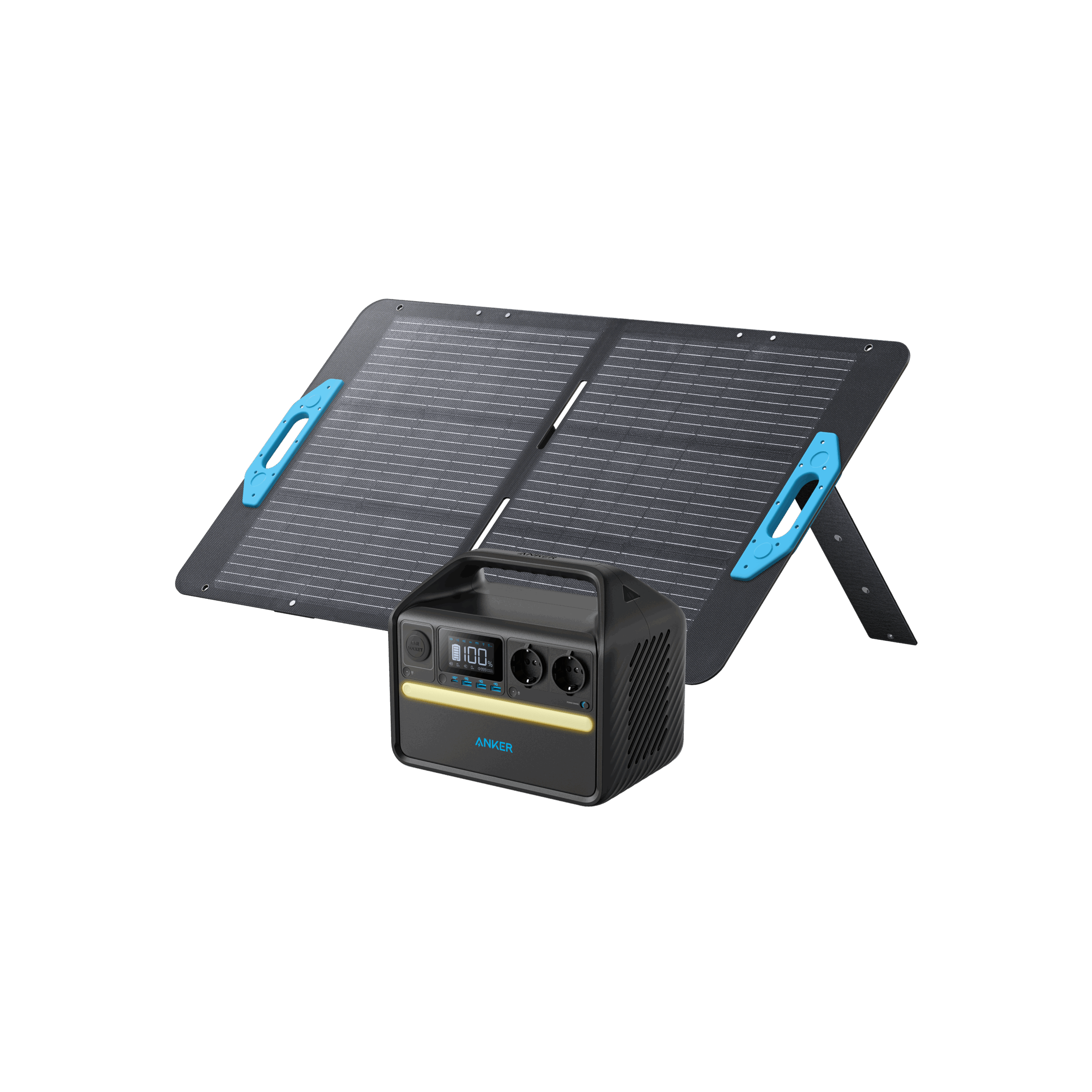 Anker 535 Solargenerator + 100W Solarpanel
