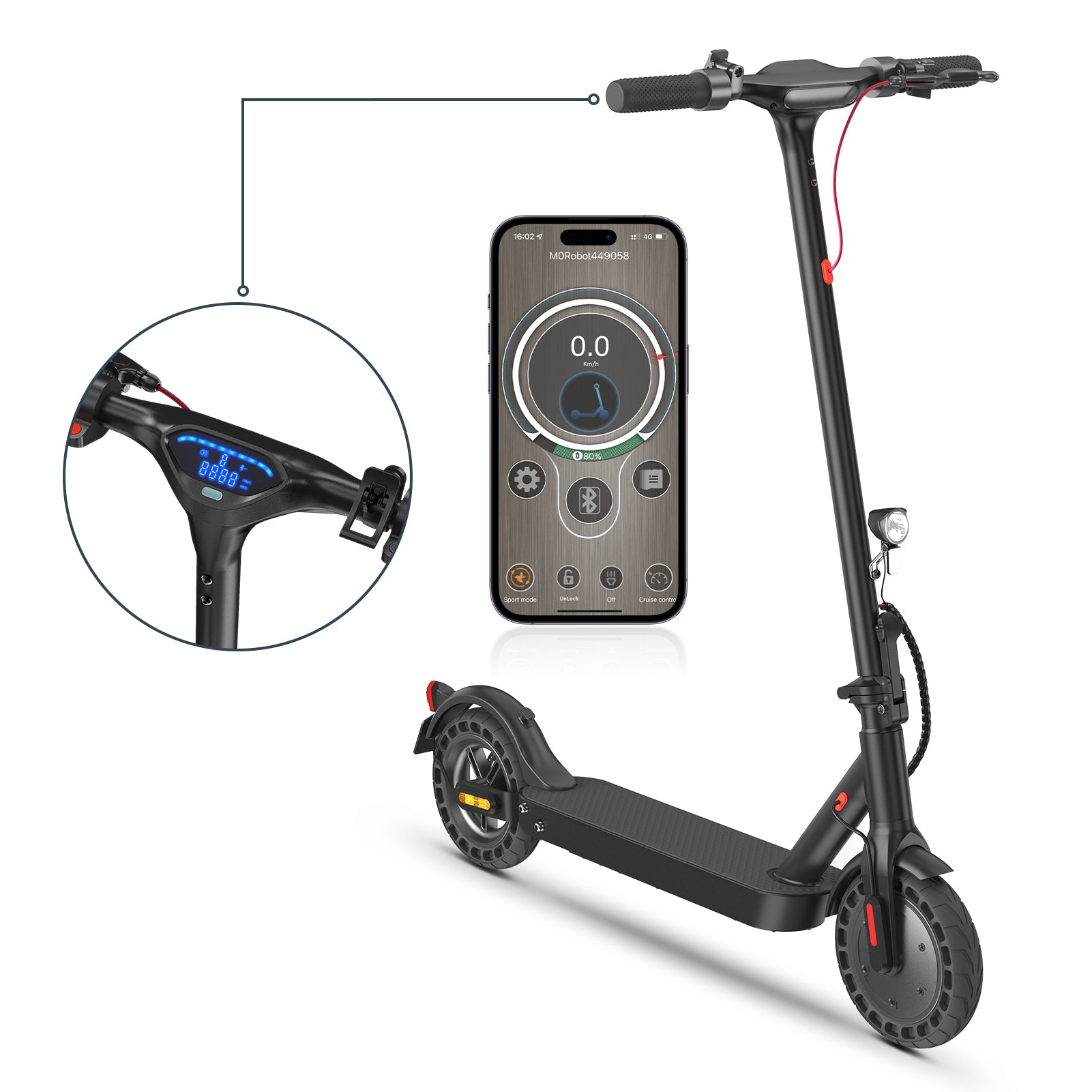 iScooter 500W 10" E9TMax E-Scooter Mit Straßenzulassung (ABE
