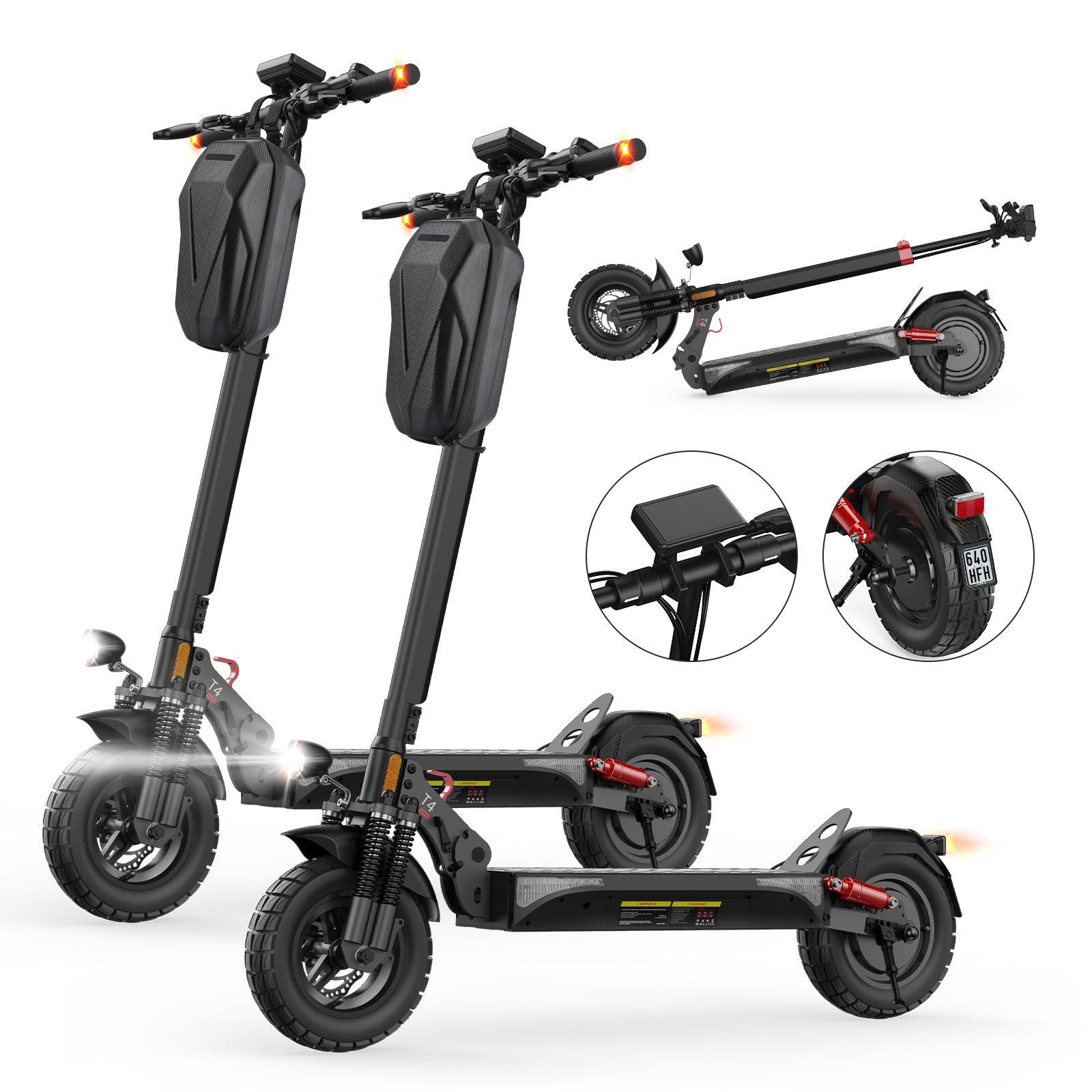 iScooter T4 Klappbarer Offroad-E-Scooter mit ABE/eKFV Straßenzulassung