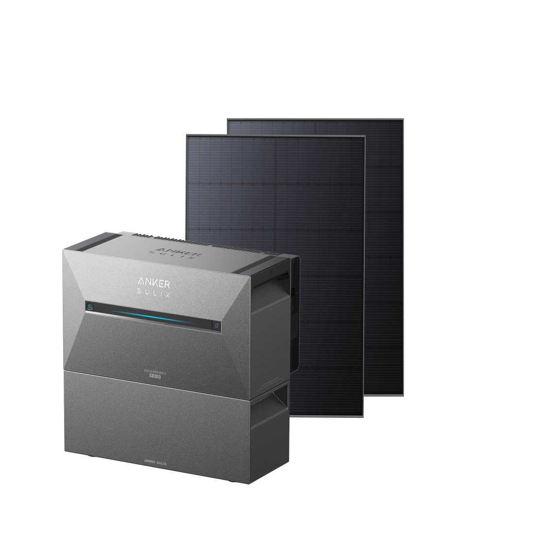 Anker SOLIX Solarbank 3 E2700 Pro + 4000Wp Bifaziales Solarmodul + 2× BP2700 Erweiterungsakku Deutschland (0% MwSt.) / Solarbank 3 E2700 Pro + 4000Wp Bifaziales Solarmodul + 2× BP2700 Erweiterungsakku