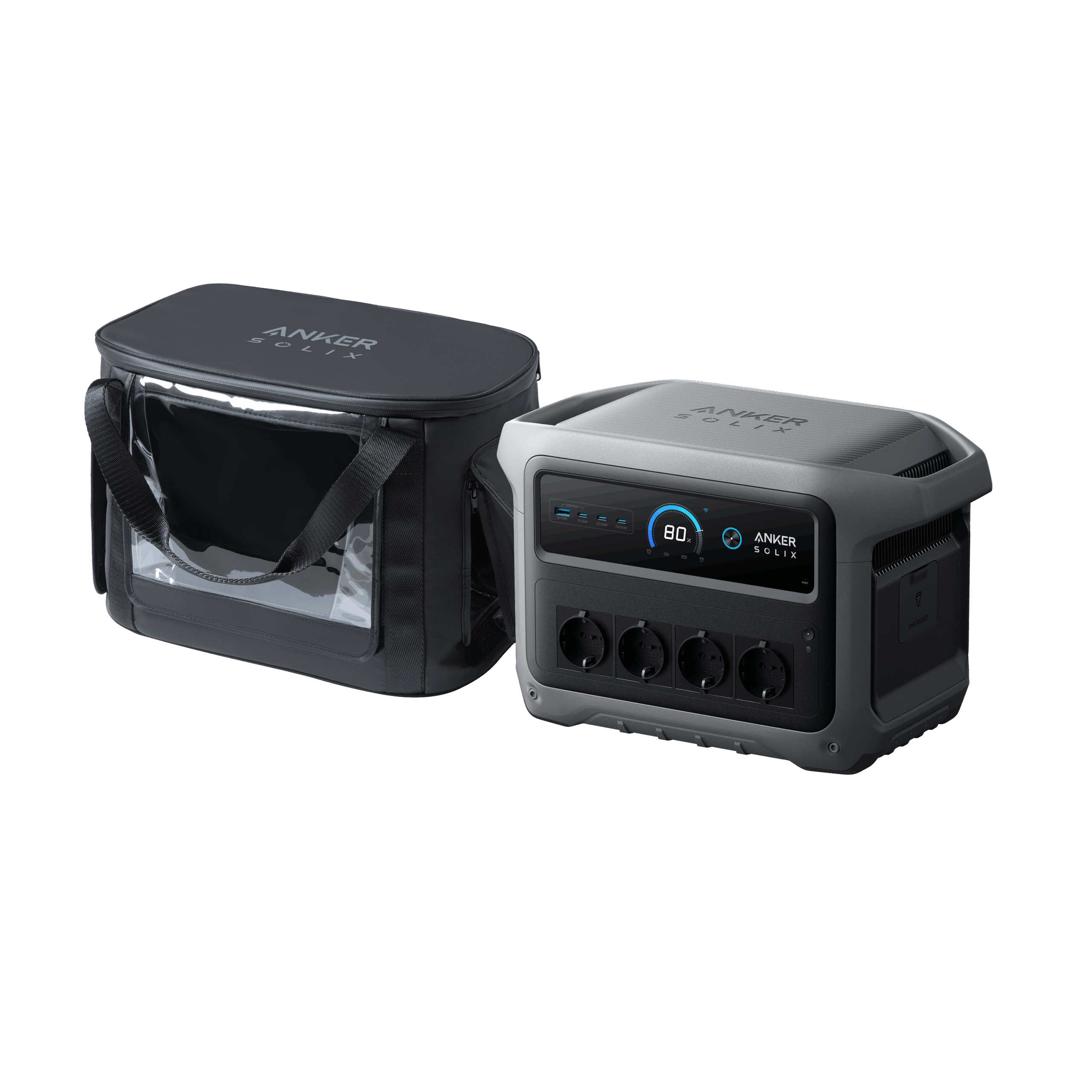 C1000 Gen 2 Tragbare Powerstation mit wasserfester Tragetasche Ohne Solarpanel