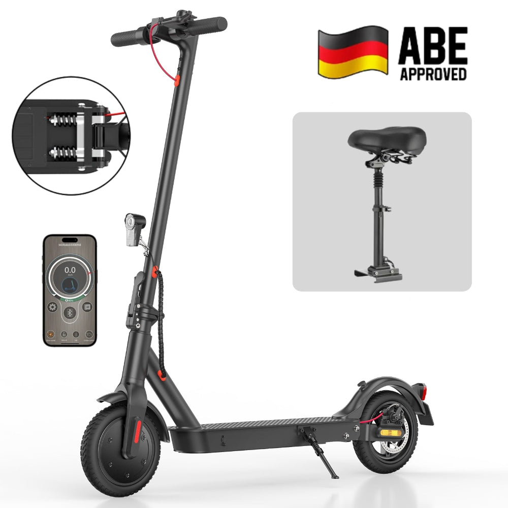 iScooter E-Scooter Mit Straßenzulassung Mit Doppelfederung (ABE