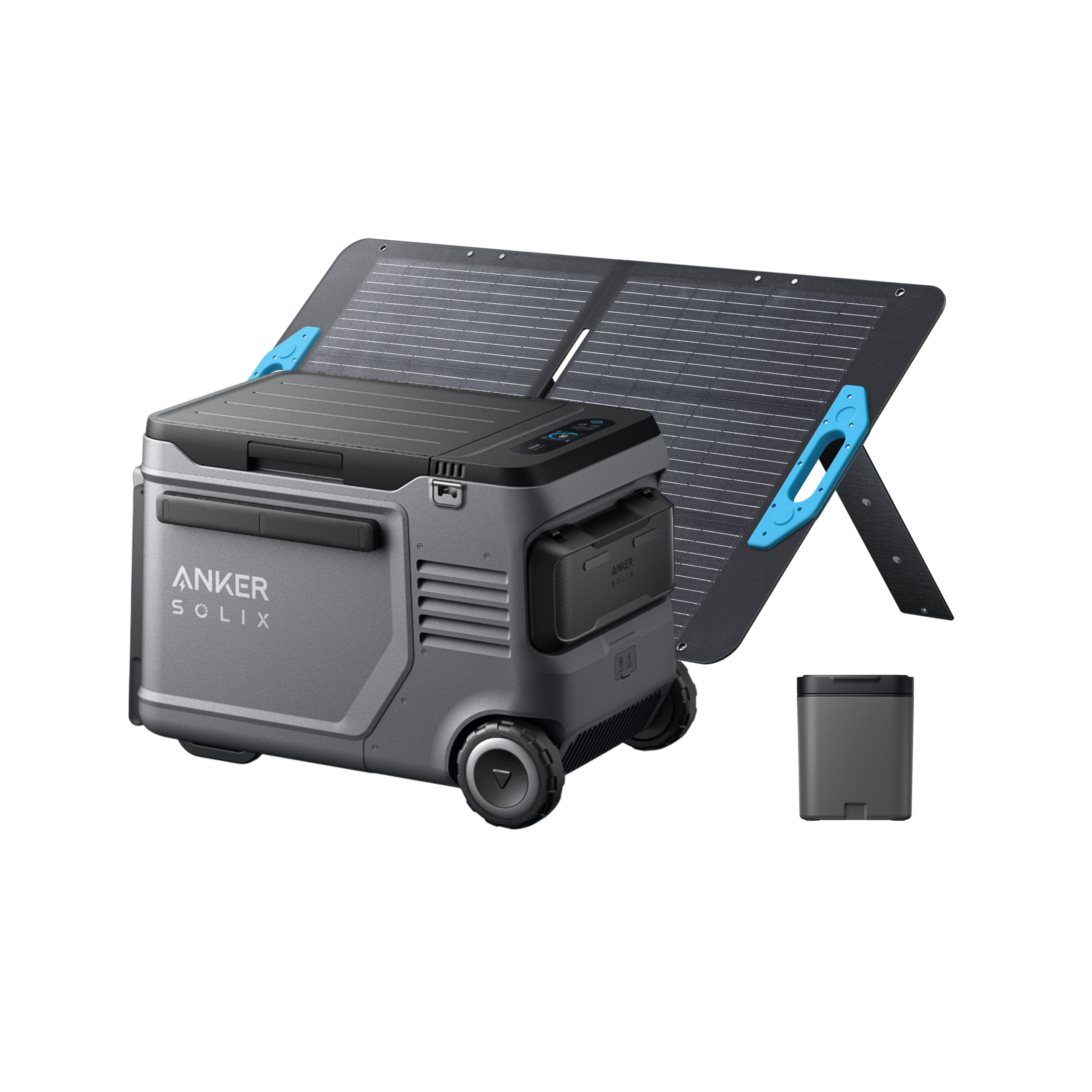 Anker SOLIX EverFrost 2 40l Akku-Kühlbox + Herausnehmbarer Akku + 100W Solarpanel