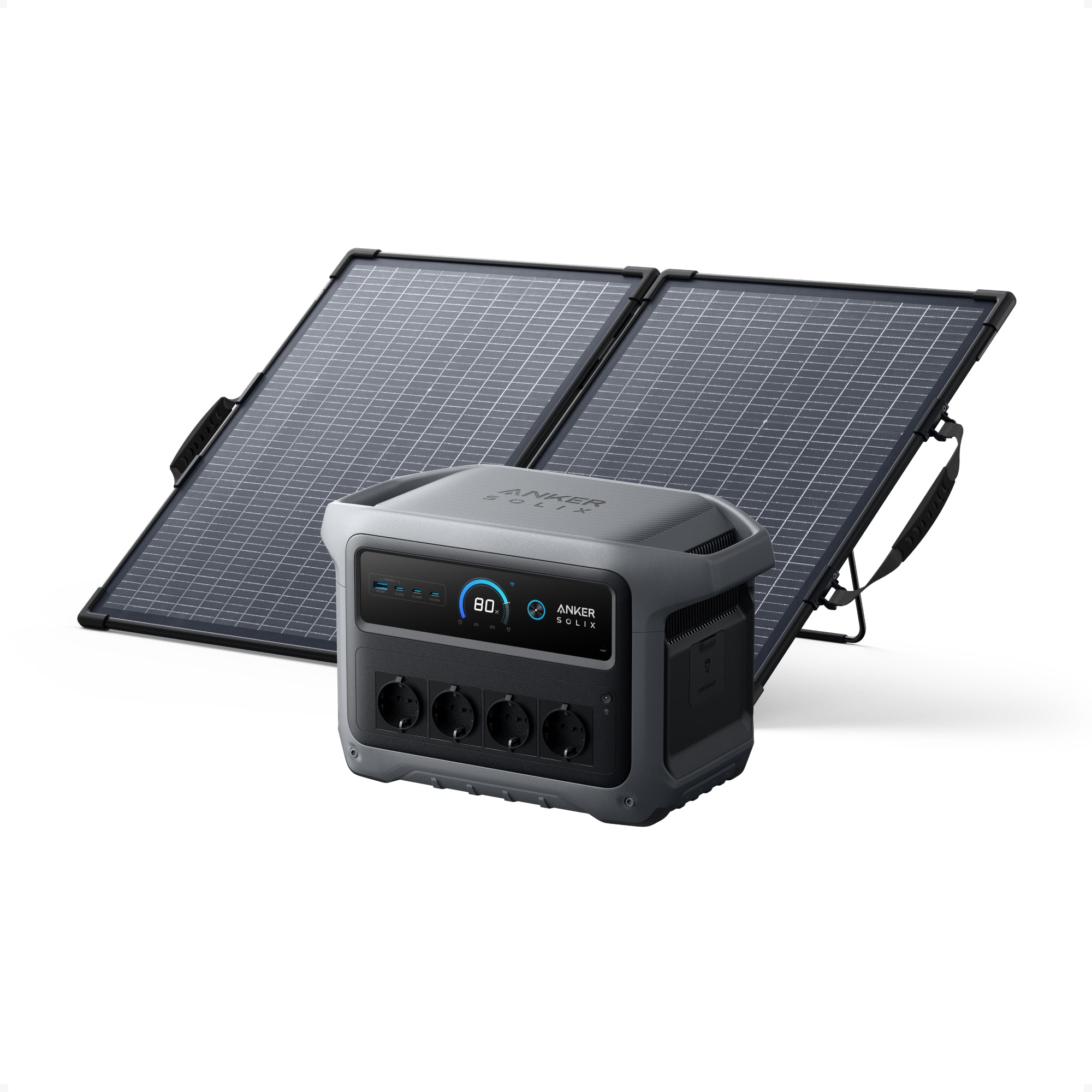 Anker SOLIX C1000 Gen 2 Tragbare Powerstation mit 400W Solarpanel