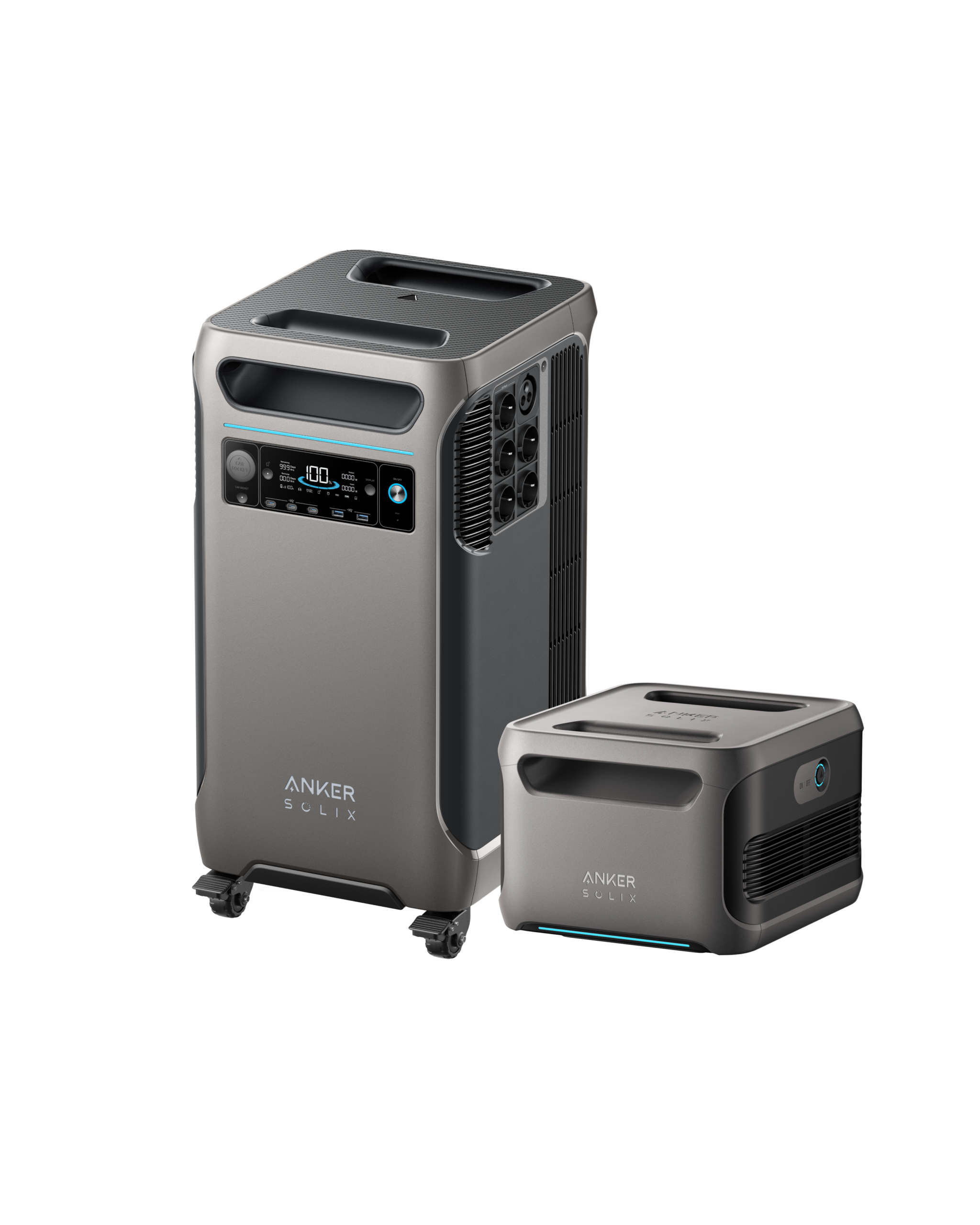 Anker SOLIX F3800 + Erweiterungsakku - 7680Wh | 6000W Ohne Solarpanel