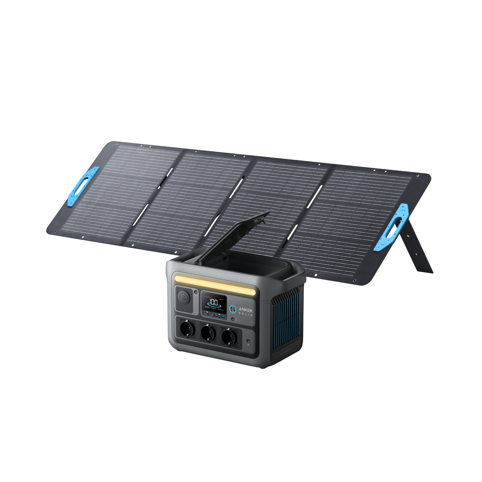 Anker SOLIX C800 Solargenerator + 200W Solarpanel