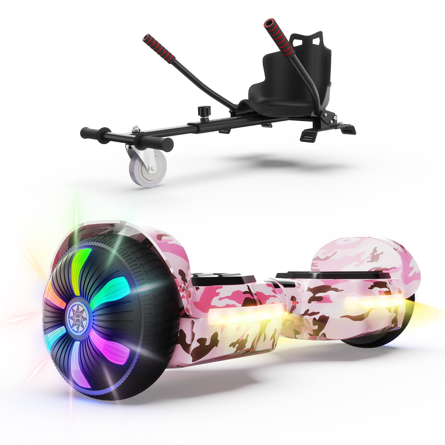 iHoverboard H2 Rosa Bluetooth Hoverboard 6.5"