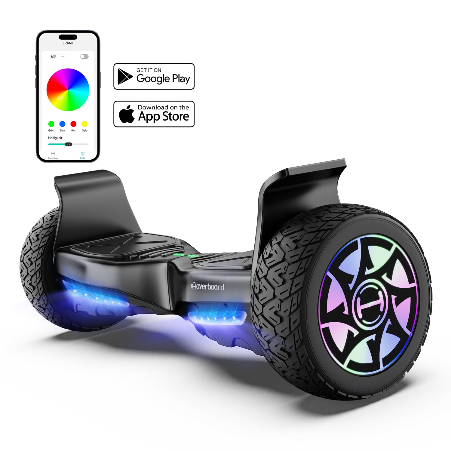 iHoverboard H8MAX/H8 LED Hoverboard Gelände 8.5"