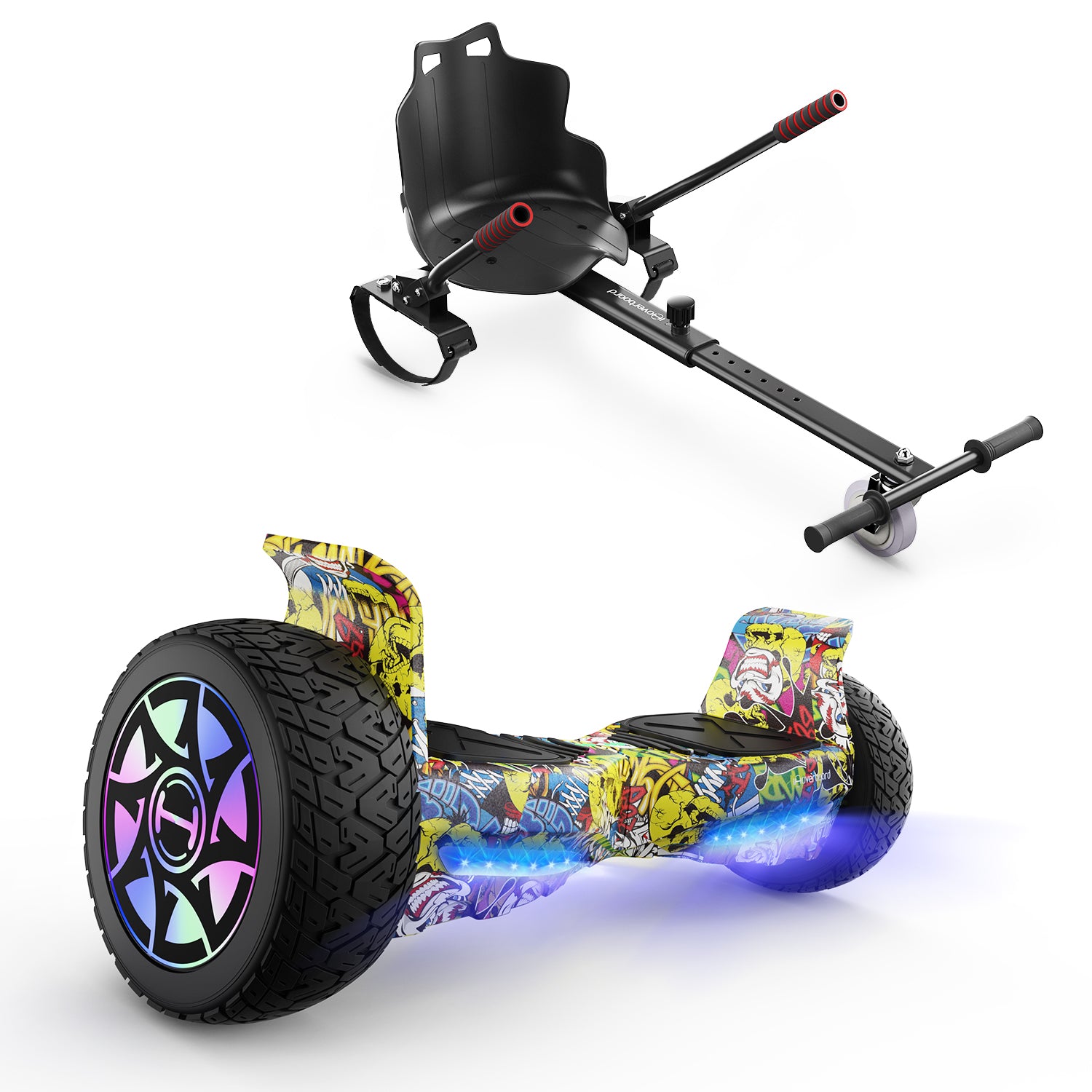 iHoverboard H8/H8MAX LED Gelbes Hoverboard Gelände 8.5"