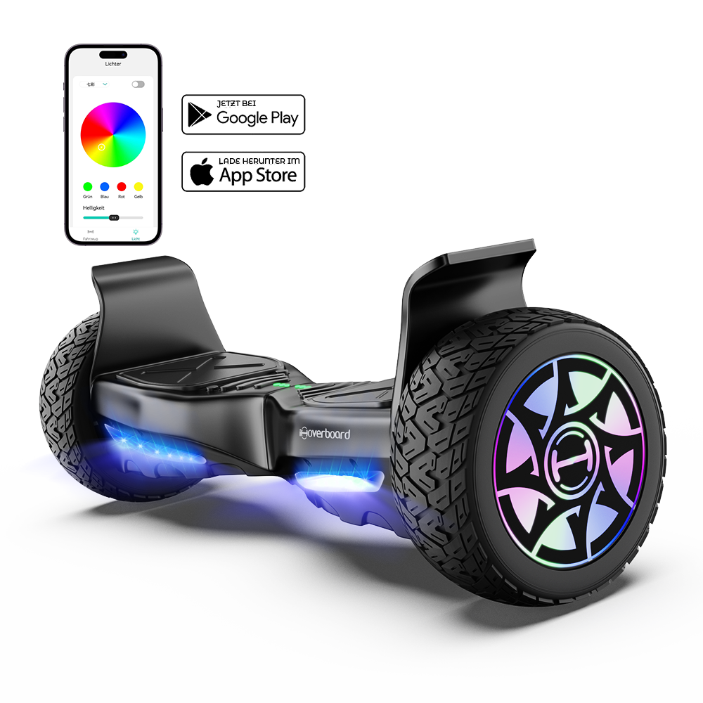 iHoverboard H8/H8MAX LED Gelbes Hoverboard Gelände 8.5"
