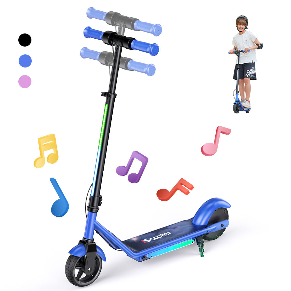 iScooter iK3Pro Kinder E-Scooter mit LED-Lichteffekten