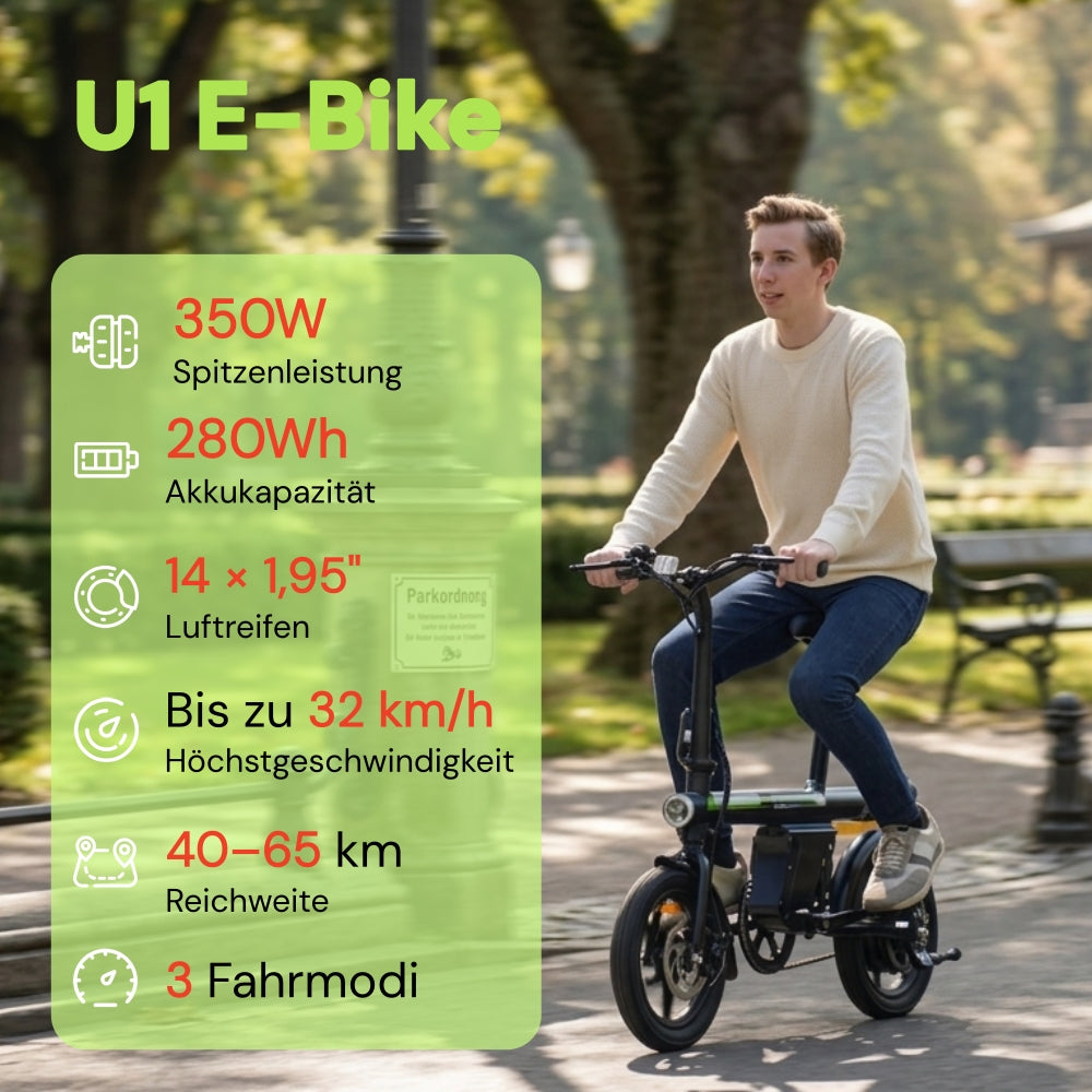 U1 / EB1S Kompaktes E-Bike Faltbar