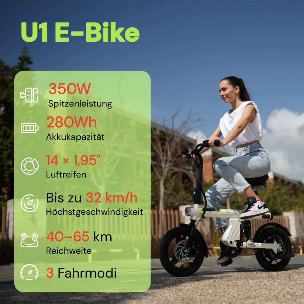 U1 / EB1S Kompaktes E-Bike Faltbar