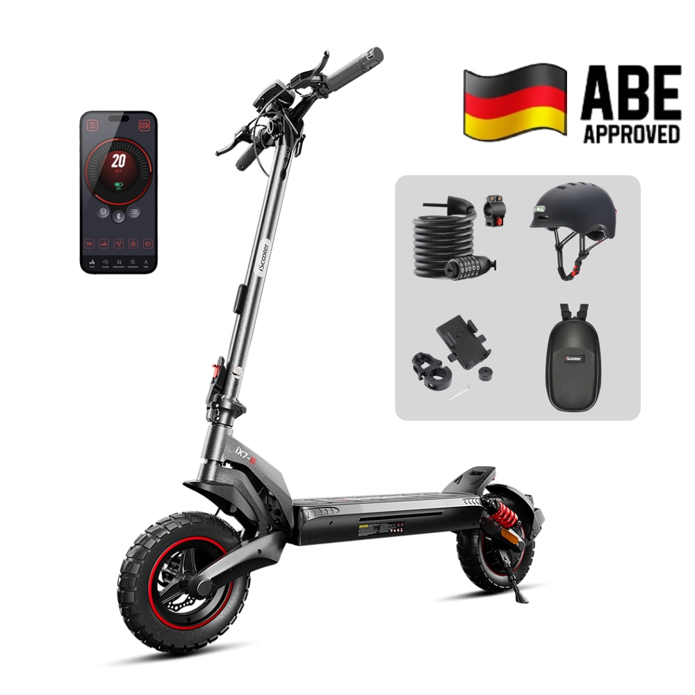 iScooter iX7 Offroad E-Scooter mit Straßenzulassung