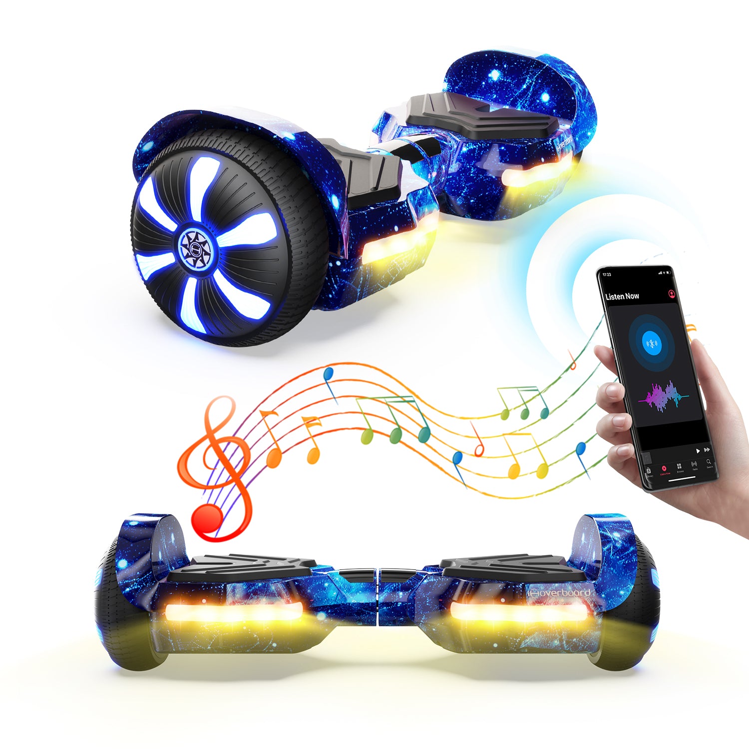 iHoverboard H2 Rosa Bluetooth Hoverboard 6.5"